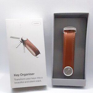 Orbitkey Genuine Leather Key Holder Cognac Color